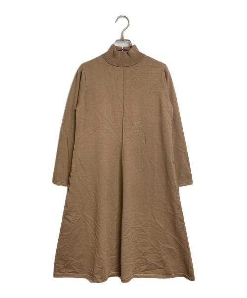 KUMIKYOKU（クミキョク）KUMIKYOKU (クミキョク) ELENAリラクシーニットワンピース ベージュ サイズ:S2の古着・服飾アイテム