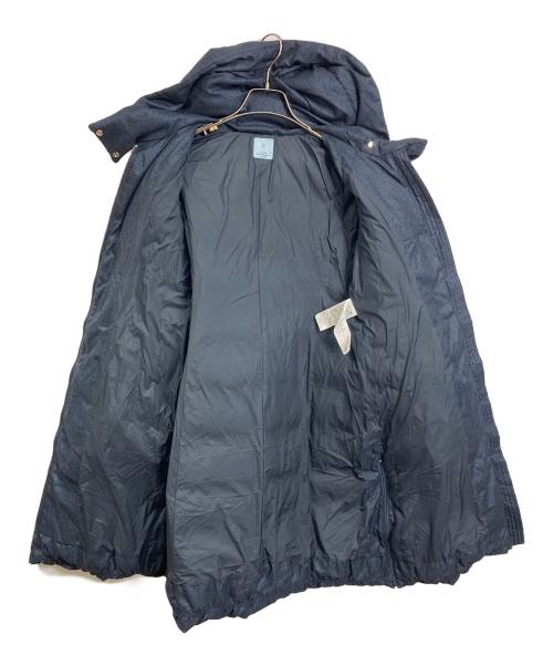 KUMIKYOKU（クミキョク）KUMIKYOKU (クミキョク) 洗える ライトタフタロングダウン　ロングダウンコート　ダウンコート　ロングコート ネイビー サイズ:S2の古着・服飾アイテム