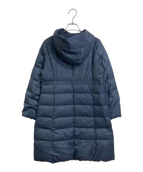 KUMIKYOKU（クミキョク）KUMIKYOKU (クミキョク) 洗える ライトタフタロングダウン　ロングダウンコート　ダウンコート　ロングコート ネイビー サイズ:S2の古着・服飾アイテム