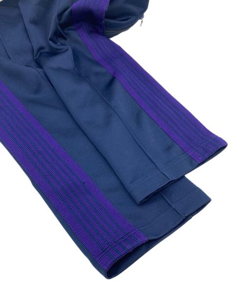 Needles（ニードルズ）Needles (ニードルズ) NARROW TRACK PANT　ラインパンツ ネイビー×パープル サイズ:XSの古着・服飾アイテム