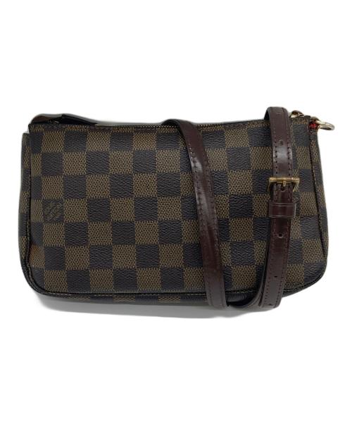 LOUIS VUITTON（ルイ ヴィトン）LOUIS VUITTON (ルイ ヴィトン) ダミエ ポシェット・アクセソワール ブラウン サイズ:実寸参照の古着・服飾アイテム