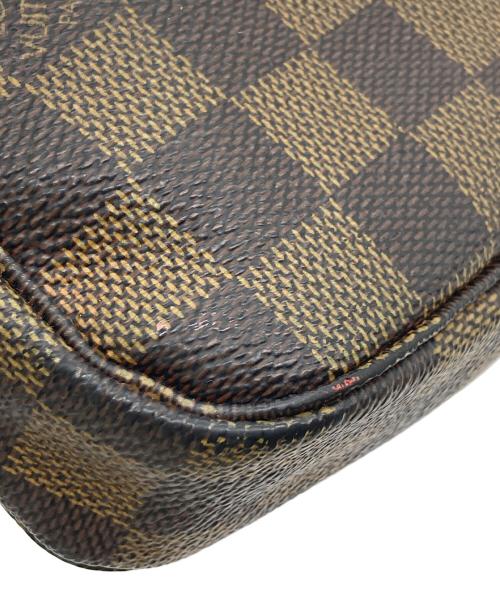 LOUIS VUITTON（ルイ ヴィトン）LOUIS VUITTON (ルイ ヴィトン) ダミエ ポシェット・アクセソワール ブラウン サイズ:実寸参照の古着・服飾アイテム