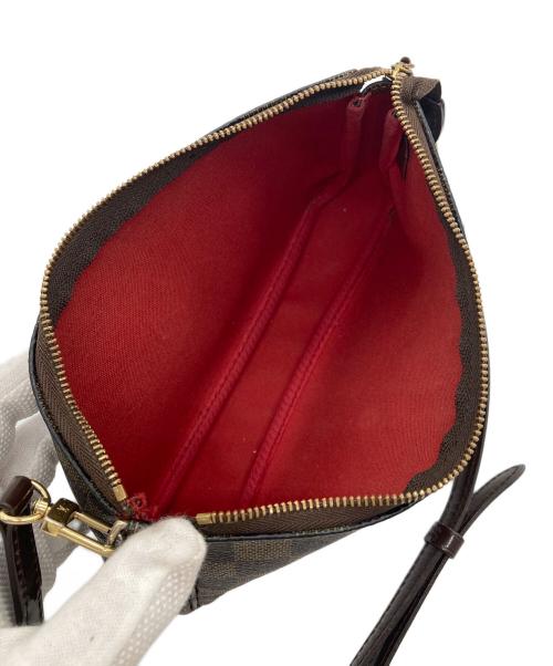 LOUIS VUITTON（ルイ ヴィトン）LOUIS VUITTON (ルイ ヴィトン) ダミエ ポシェット・アクセソワール ブラウン サイズ:実寸参照の古着・服飾アイテム