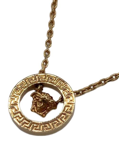 VERSACE（ヴェルサーチェ）VERSACE (ヴェルサーチェ) グレカ メデューサ ゴールド サイズ:実寸参照の古着・服飾アイテム