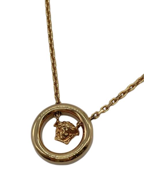 VERSACE（ヴェルサーチェ）VERSACE (ヴェルサーチェ) グレカ メデューサ ゴールド サイズ:実寸参照の古着・服飾アイテム