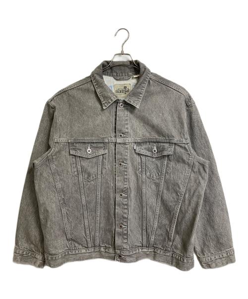 LEVI'S（リーバイス）LEVI'S (リーバイス) SilverTab デニムジャケット　アウター　ライトアウター グレー サイズ:XLの古着・服飾アイテム