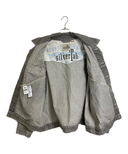 LEVI'S（リーバイス）LEVI'S (リーバイス) SilverTab デニムジャケット　アウター　ライトアウター グレー サイズ:XLの古着・服飾アイテム
