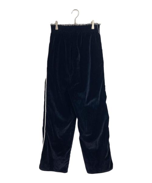 CAMIEL FORTGENS（カミエルフォートヘンス）CAMIEL FORTGENS (カミエルフォートヘンス) ベロアパンツ ネイビー サイズ:Sの古着・服飾アイテム