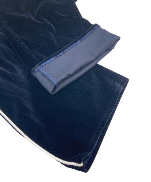 CAMIEL FORTGENS（カミエルフォートヘンス）CAMIEL FORTGENS (カミエルフォートヘンス) ベロアパンツ ネイビー サイズ:Sの古着・服飾アイテム