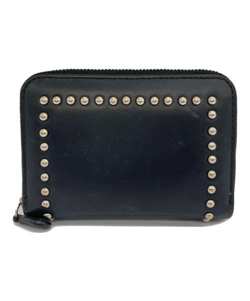 J&M DAVIDSON（ジェイ＆エム デヴィッドソン）J&M DAVIDSON (ジェイ＆エム デヴィッドソン) スタッズコインケース　ミニ財布 ブラック サイズ:実寸参照の古着・服飾アイテム