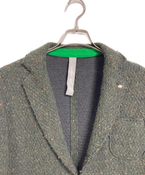 MANUEL RITZ（マニュエル・リッツ）manuel ritz (マニュエル・リッツ) テーラードジャケット　アウター　ライトアウター グリーン サイズ:50の古着・服飾アイテム