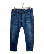 YANUKヤヌーク）の古着「VINCENT Ⅱデニムパンツ ジップフライデニムパンツ ５Pデニムパンツ ヒゲ有 ハチノス」｜インディゴ