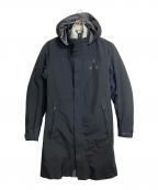 NIKE ACGナイキエーシージー）の古着「3 in 1 SYSTEM COAT BLACK LONG NYLON JACKET中綿ジャケット付コート　システムコート　アウター　ライトアウター　中綿ジャケット　ロングコート　スポーツ　アウトドア」｜ブラック