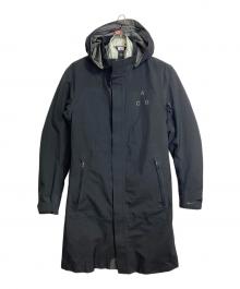 NIKE ACG（ナイキエーシージー）の古着「3 in 1 SYSTEM COAT BLACK LONG NYLON JACKET中綿ジャケット付コート　システムコート　アウター　ライトアウター　中綿ジャケット　ロングコート　スポーツ　アウトドア」｜ブラック