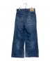 45rpm (45アールピーエム) おこめコバチ比女加工 ワイドデニムパンツ インディゴ サイズ:S：5000円