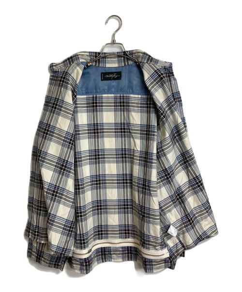 MILK BOY（ミルクボーイ）MILK BOY (ミルクボーイ) ネルシャツ スカイブルー×ホワイト サイズ:FREEの古着・服飾アイテム