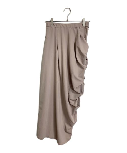 RIM.ARK（リムアーク）RIM.ARK (リムアーク) ロングスカート Drape cut SK ベージュ サイズ:38の古着・服飾アイテム