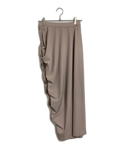 RIM.ARK（リムアーク）RIM.ARK (リムアーク) ロングスカート Drape cut SK ベージュ サイズ:38の古着・服飾アイテム