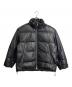 MAISON SPECIAL（メゾンスペシャル）の古着「Prime-Over Leather Down Jacket プライムオーバーレザーダウンジャケット　アウター　ラムレザー　羊革」｜ブラック