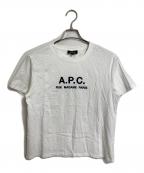 A.P.C.アーペーセー）の古着「T-SHIRT RUE MADAME  半袖カットソー　Tシャツ　Tee   日本製」｜ホワイト