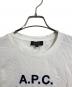 A.P.C. (アーペーセー) T-SHIRT RUE MADAME  半袖カットソー　Tシャツ　Tee   日本製 ホワイト サイズ:M：5000円