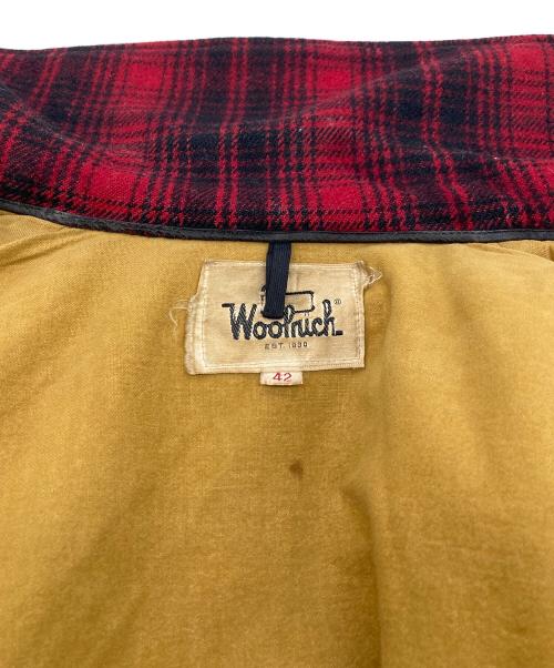 WOOLRICH（ウールリッチ）WOOLRICH (ウールリッチ) 【古着】マッキーノジャケット　アウター　70年代　白タグ 70s レッド サイズ:42の古着・服飾アイテム