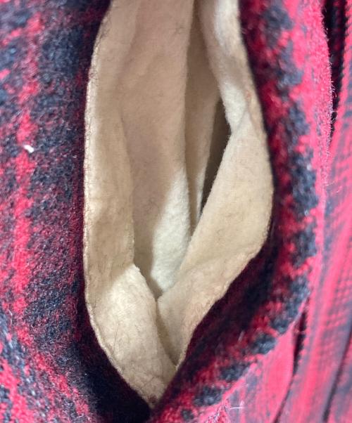 WOOLRICH（ウールリッチ）WOOLRICH (ウールリッチ) 【古着】マッキーノジャケット　アウター　70年代　白タグ 70s レッド サイズ:42の古着・服飾アイテム