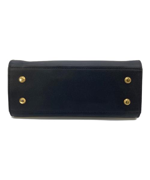 SITA PARANTICA（シータパランティカ）SITA PARANTICA (シータパランティカ) カナグツキレザーバッグ　2WAYバッグ　ショルダーバッグ　ハンドバッグ ブラック×ゴールド サイズ:ジャケットの古着・服飾アイテム