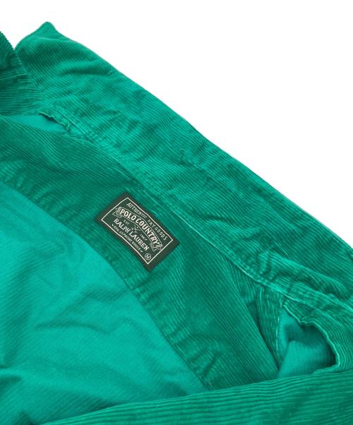 POLO COUNTRY（ポロカントリー）POLO COUNTRY (ポロカントリー) HAMILTON (ハミルトン) 【古着】90'S コーデュロイシャツ 開襟シャツ　90年代 グリーン サイズ:Mの古着・服飾アイテム