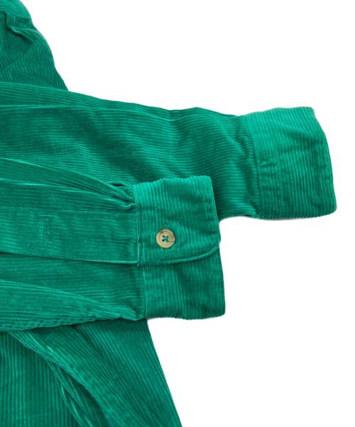 POLO COUNTRY（ポロカントリー）POLO COUNTRY (ポロカントリー) HAMILTON (ハミルトン) 【古着】90'S コーデュロイシャツ 開襟シャツ　90年代 グリーン サイズ:Mの古着・服飾アイテム