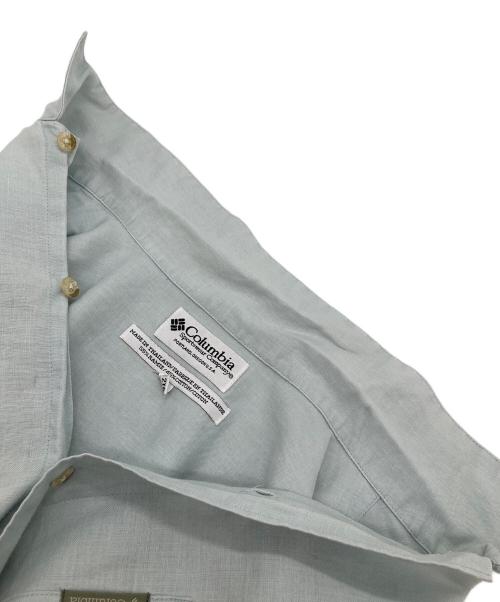 Columbia（コロンビア）Columbia (コロンビア) 【古着】レーヨンコットンアロハシャツ ブルースカイブルー サイズ:XXLの古着・服飾アイテム