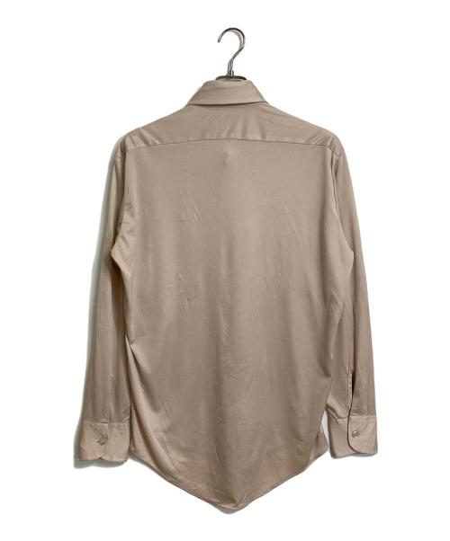 Kmart（ケーマート）Kmart (ケーマート) 【古着】70’Sポリエステルシャツ ヴィンテージシャツ 無地　70年代 ベージュ サイズ:16/34の古着・服飾アイテム