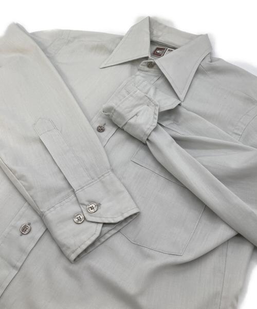 MONTGOMERY WARD（モンゴメリーワード）MONTGOMERY WARD (モンゴメリーワード) 【古着】70’Sヴィンテージシャツ　70年代 グレー サイズ:15 1/2ー34の古着・服飾アイテム