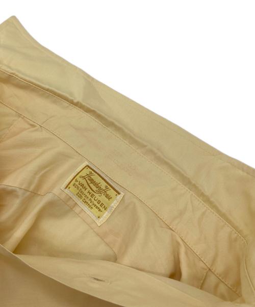 VAN HEUSEN（ヴァンヒューセン/バンヒューゼン）VAN HEUSEN (ヴァンヒューセン/バンヒューゼン) 【古着】60’S 70’S ヴィンテージシャツ　60年代　70年代 イエロー サイズ:実寸参照の古着・服飾アイテム