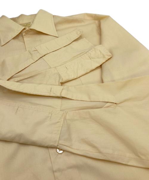 VAN HEUSEN（ヴァンヒューセン/バンヒューゼン）VAN HEUSEN (ヴァンヒューセン/バンヒューゼン) 【古着】60’S 70’S ヴィンテージシャツ　60年代　70年代 イエロー サイズ:実寸参照の古着・服飾アイテム