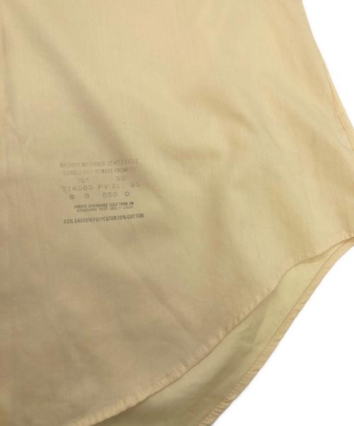 VAN HEUSEN（ヴァンヒューセン/バンヒューゼン）VAN HEUSEN (ヴァンヒューセン/バンヒューゼン) 【古着】60’S 70’S ヴィンテージシャツ　60年代　70年代 イエロー サイズ:実寸参照の古着・服飾アイテム