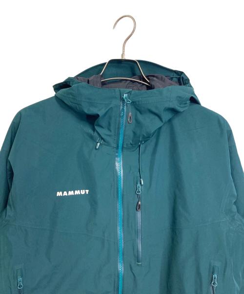 MAMMUT（マムート）MAMMUT (マムート) アヤコ プロ ハードシェル フーデッド ジャケット Ayako Pro HS Hooded Jacket ジップナイロンジャケット フーデッド ダークグリーン サイズ:XLの古着・服飾アイテム