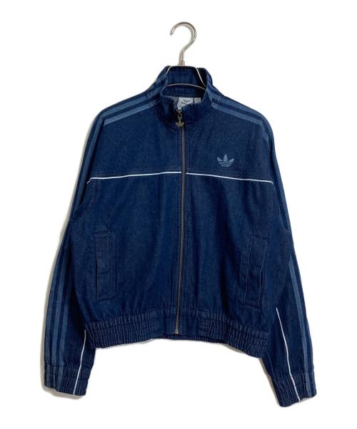 adidas（アディダス）adidas (アディダス) デニムトラックジャケット　 インディゴ サイズ:J/Lの古着・服飾アイテム