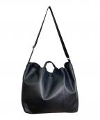 Firsthandファーストハンド）の古着「2WAY Leather Messenger Bag」｜ブラック