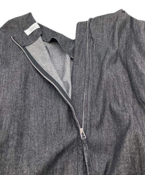 emmi atelier（エミアトリエ）emmi atelier (エミアトリエ) ギャザーワンピース グレー サイズ:1の古着・服飾アイテム