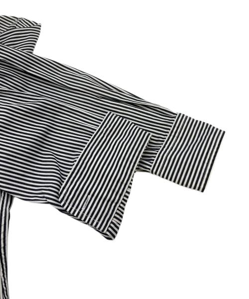 RALPH LAUREN（ラルフローレン）RALPH LAUREN (ラルフローレン) ストライプシャツ　コットンシャツ ホワイト×ブラック サイズ:9の古着・服飾アイテム