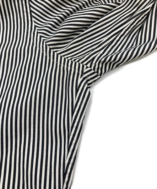 RALPH LAUREN（ラルフローレン）RALPH LAUREN (ラルフローレン) ストライプシャツ　コットンシャツ ホワイト×ブラック サイズ:9の古着・服飾アイテム