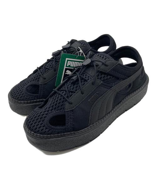 PUMA（プーマ）PUMA (プーマ) PLATFORM TRACE LITE MULE ブラック サイズ:24センチの古着・服飾アイテム