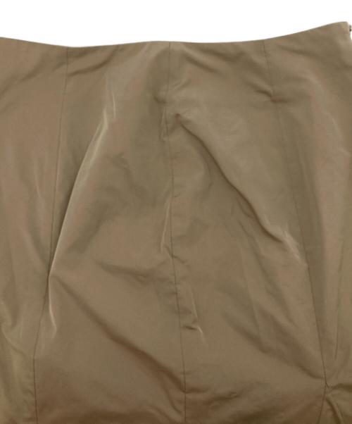 Noble（ノーブル）Noble (ノーブル) シャンブレータフタマーメイドスカート ベージュ サイズ:36の古着・服飾アイテム