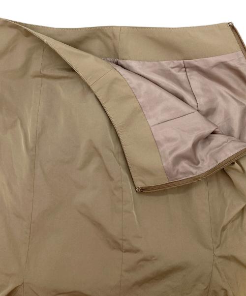 Noble（ノーブル）Noble (ノーブル) シャンブレータフタマーメイドスカート ベージュ サイズ:36の古着・服飾アイテム