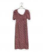 HER LIP TOハーリップトゥ）の古着「Cherry Pattern Cache-Couer One-Piece さくらんぼ」｜レッド