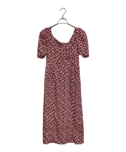 HER LIP TO（ハーリップトゥ）Her lip to (ハーリップトゥ) Cherry Pattern Cache-Couer One-Piece さくらんぼ レッド サイズ:Mの古着・服飾アイテム