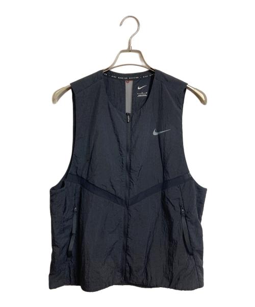 NIKE（ナイキ）NIKE Storm-FIT Adv Running Division Hooded Jacket  ストームフィットADVランニングディヴィジョンフーデッドジャケット　アウター　ライトアウター　スポーツ　アウトドア　ベスト サイズ:XLの古着・服飾アイテム