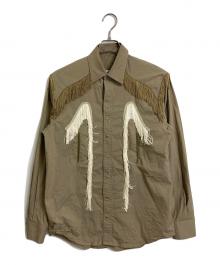 TOGA VIRILIS（トーガ ビリリース）の古着「ウエスタンシャツ　」｜ベージュ
