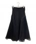UN3D.（アンスリード）の古着「フレアスカート メッシュロングスカート」｜ブラック